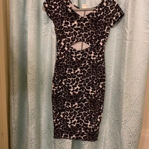 Black and white dress